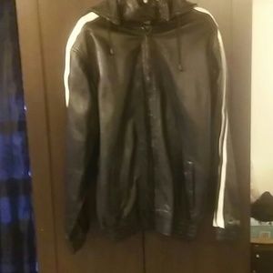 Leather Jogging Suit/Track Suit